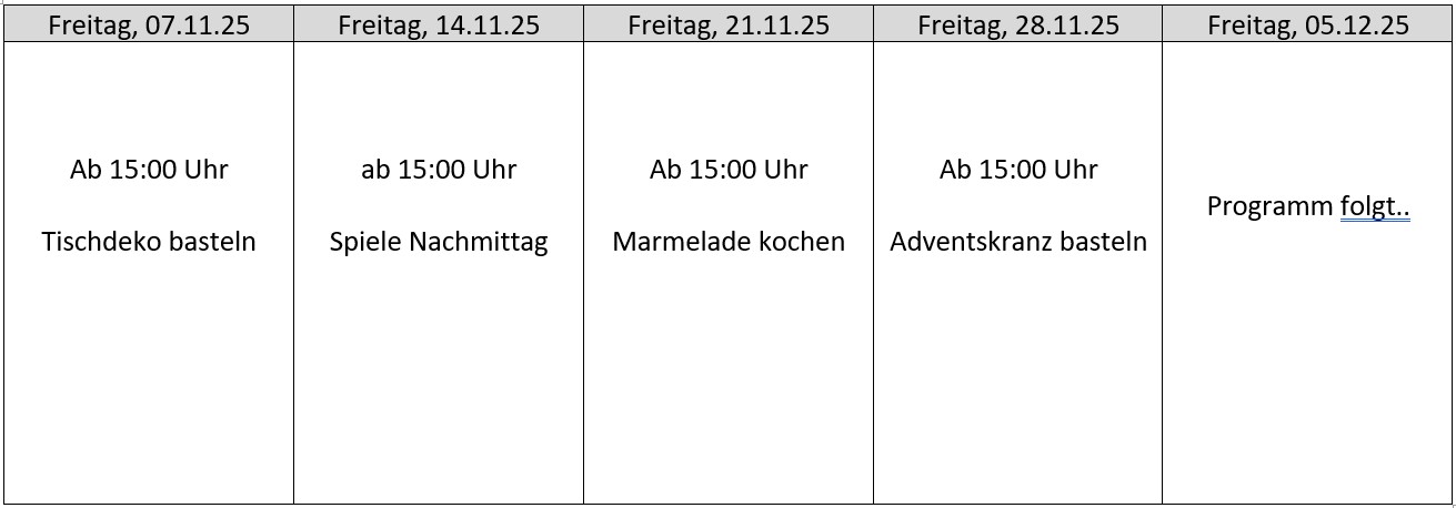Lebenshilfe Wuppertal_Luisentreff_Programm November 2025 Lebenshilfe Wuppertal_Luisentreff_Programm November 2025