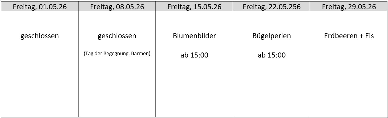 Lebenshilfe Wuppertal_Luisentreff_Programm Mai 2026